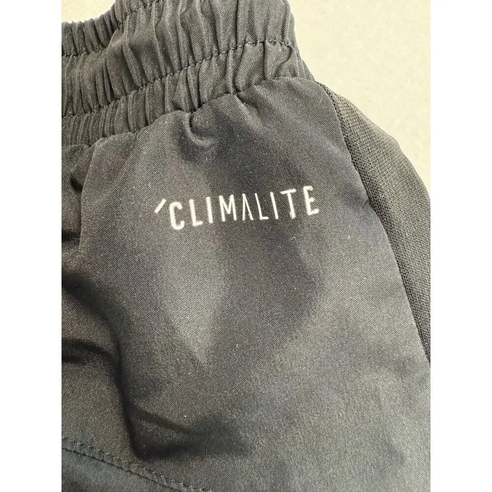 Adidas Climalite Black Pants Drawstring Waist Pockets Size SMALL